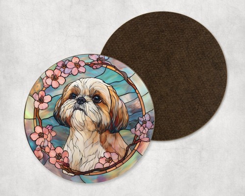 Cute shih tzu - dog, flower