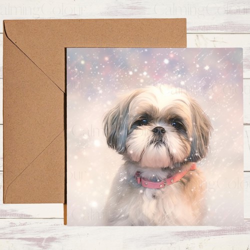 Shih tzu festive - tzu, in