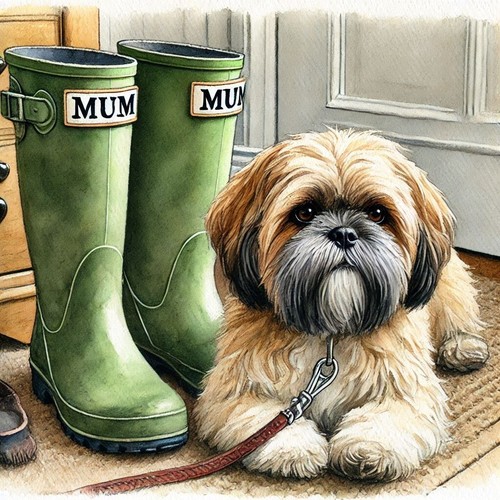 Single luxury shih tzu mum - luxury,