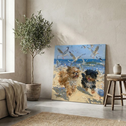 Shih tzu canvas print - shih,