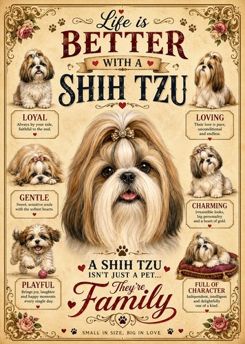 Shih tzu photo - a4, life