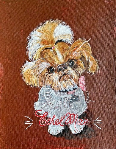 Shih tzu dog ethel mae - shih, mae"
