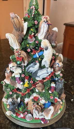 Danbury mint shih tzu - tzu, lighted