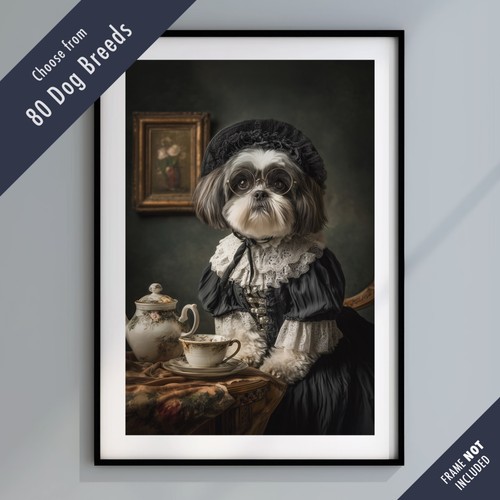 Dressed dog tea - dressed,