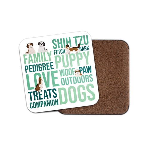 Square single coaster - single,