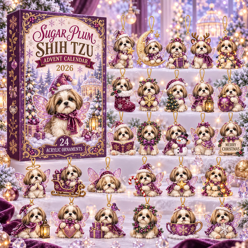 Shih tzu advent calendar 2026 - advent,